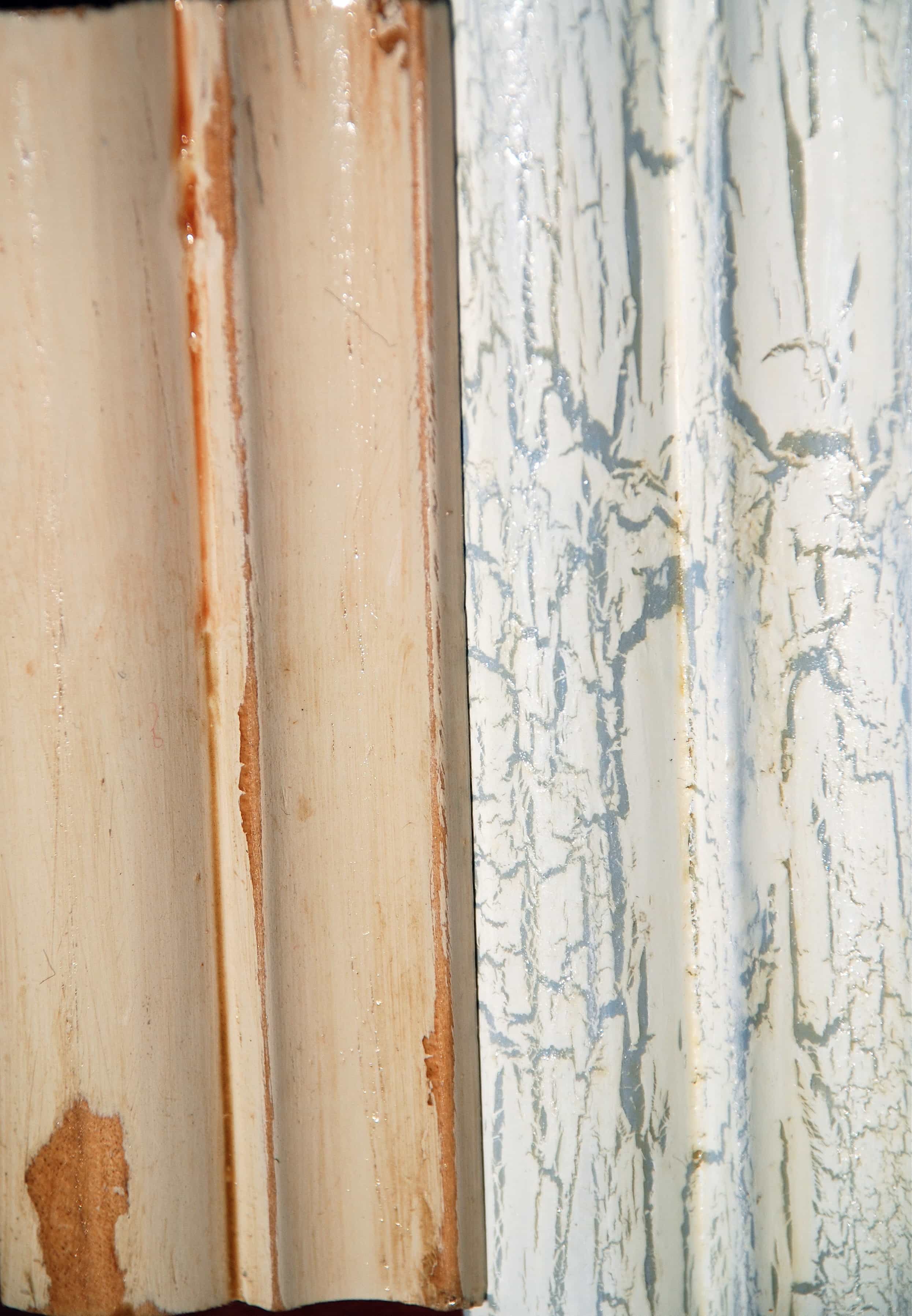 Wood: Wax Resist & Crackle
