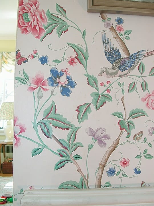 Handpainting Creates Seemless Wallpaper Repair, mural, Before and After Transformations, Ashley Spencer, Finishes, Repair & Restoration, Ashley Spencer