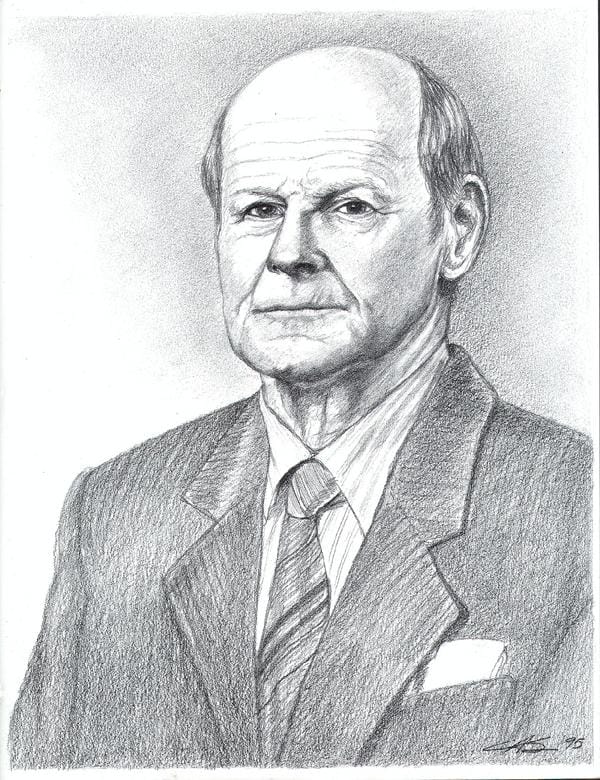 A Father's Portrait in Graphite, Fine Art, Ashley Spencer, Portrait, Graphite